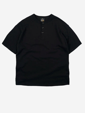 FRIZMWORKS T-shirt nera con collo Hanley Nero