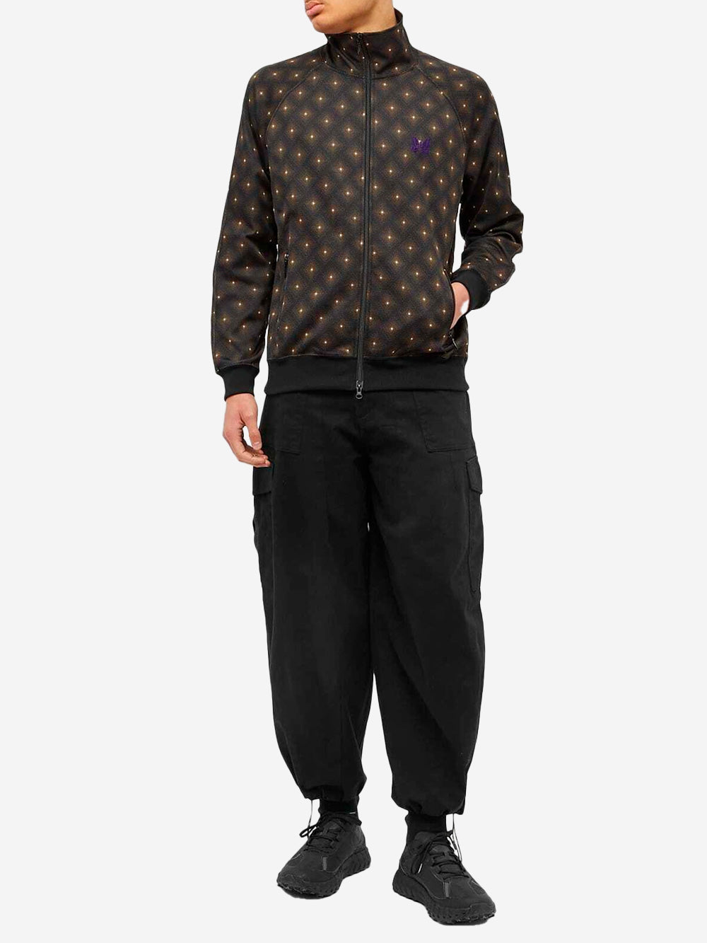 FRIZMWORKS Pantaloni twill cargo Balloon neri Nero Urbanstaroma