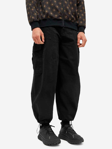 FRIZMWORKS Pantaloni twill cargo Balloon neri Nero