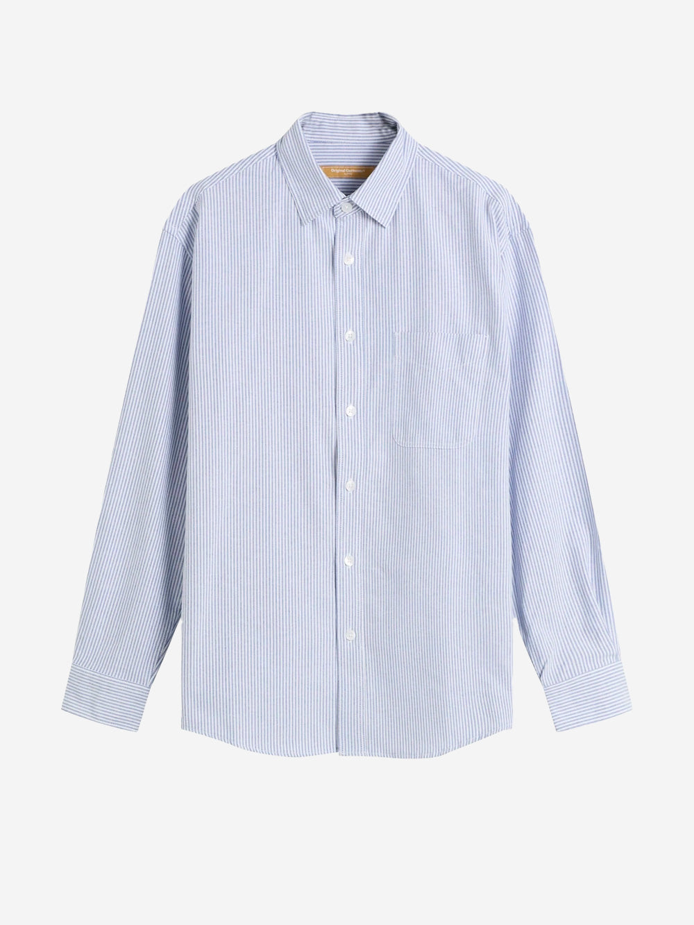 FRIZMWORKS Camicia oversize OG stripe Bianco blu Urbanstaroma