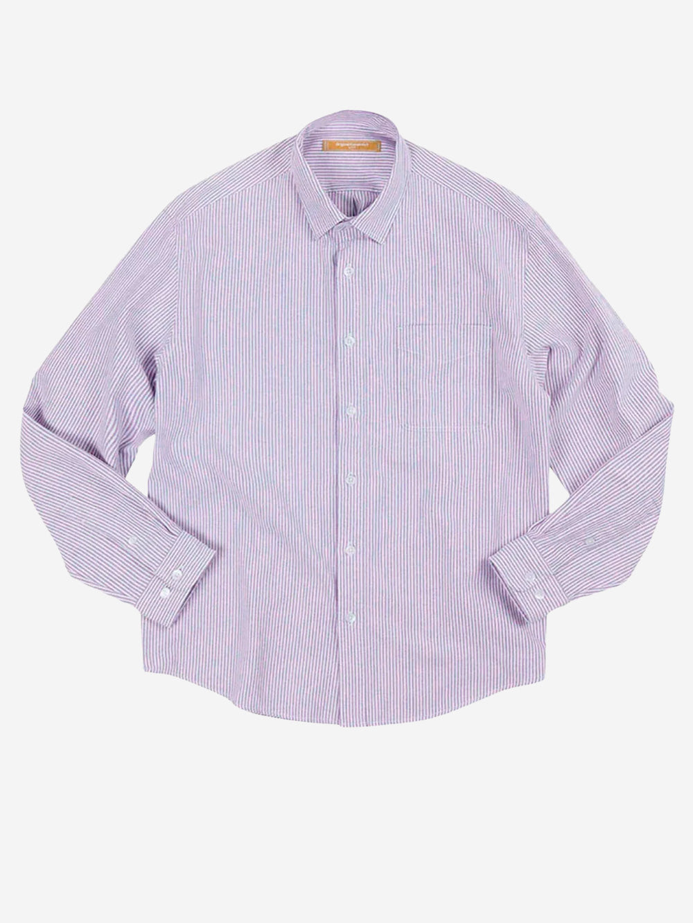FRIZMWORKS Camicia oversize OG stripe viola Bianco viola Urbanstaroma