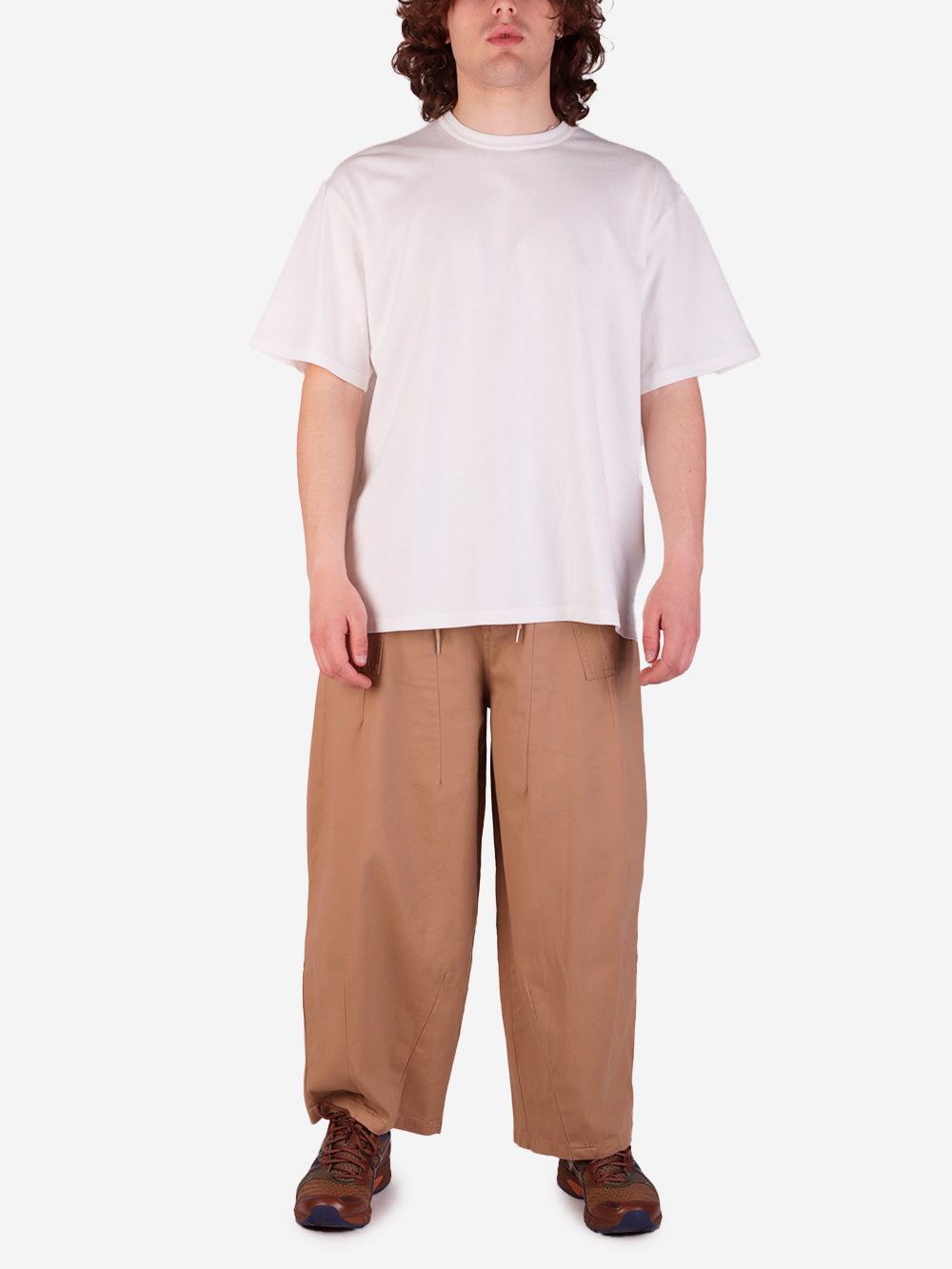 FRIZMWORKS T-shirt bianca oversize og double rib Bianco Urbanstaroma
