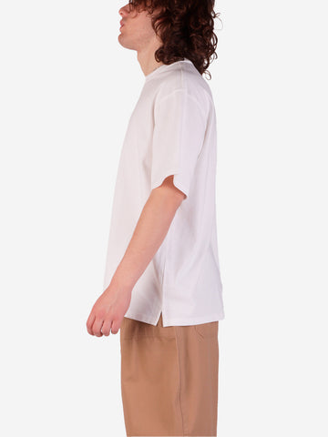 FRIZMWORKS T-shirt bianca oversize og double rib Bianco