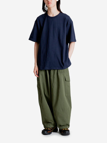 FRIZMWORKS T-shirt blu oversize og double rib Blu