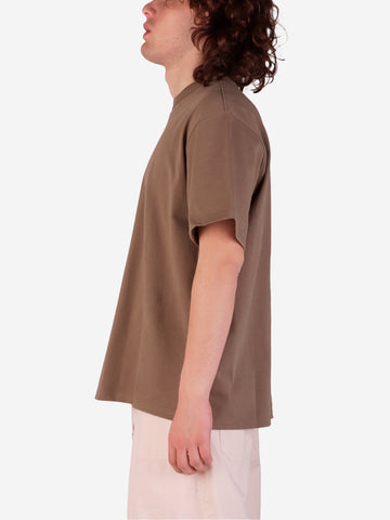 FRIZMWORKS T-shirt fango oversize og double rib Fango