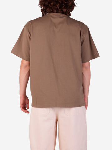 FRIZMWORKS T-shirt fango oversize og double rib Fango