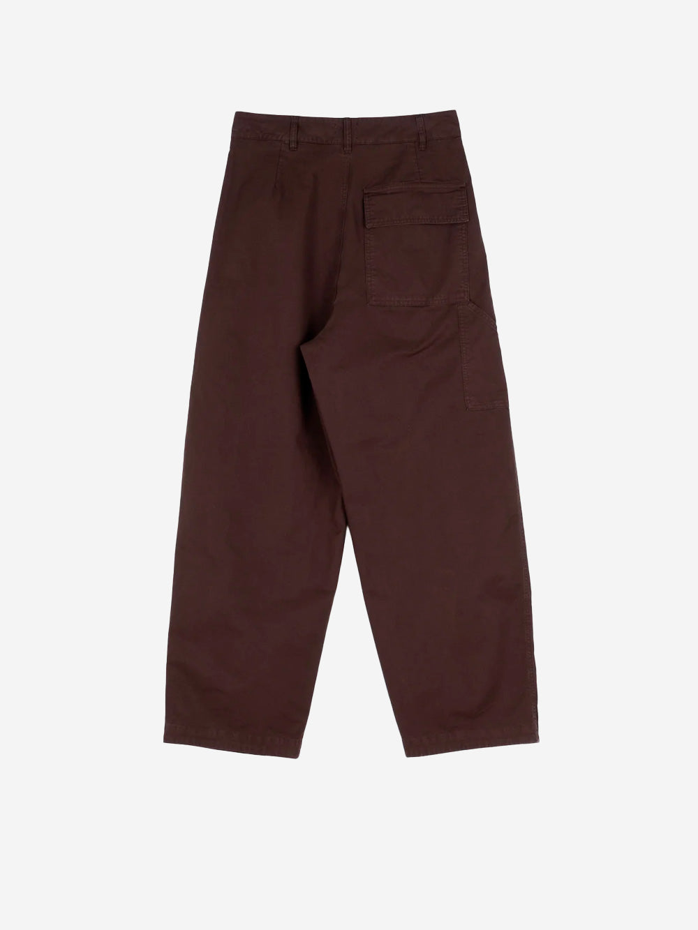 GIRLS OF DUST Pantaloni marroni wide pleated 'Ambassador' Caffe' Urbanstaroma