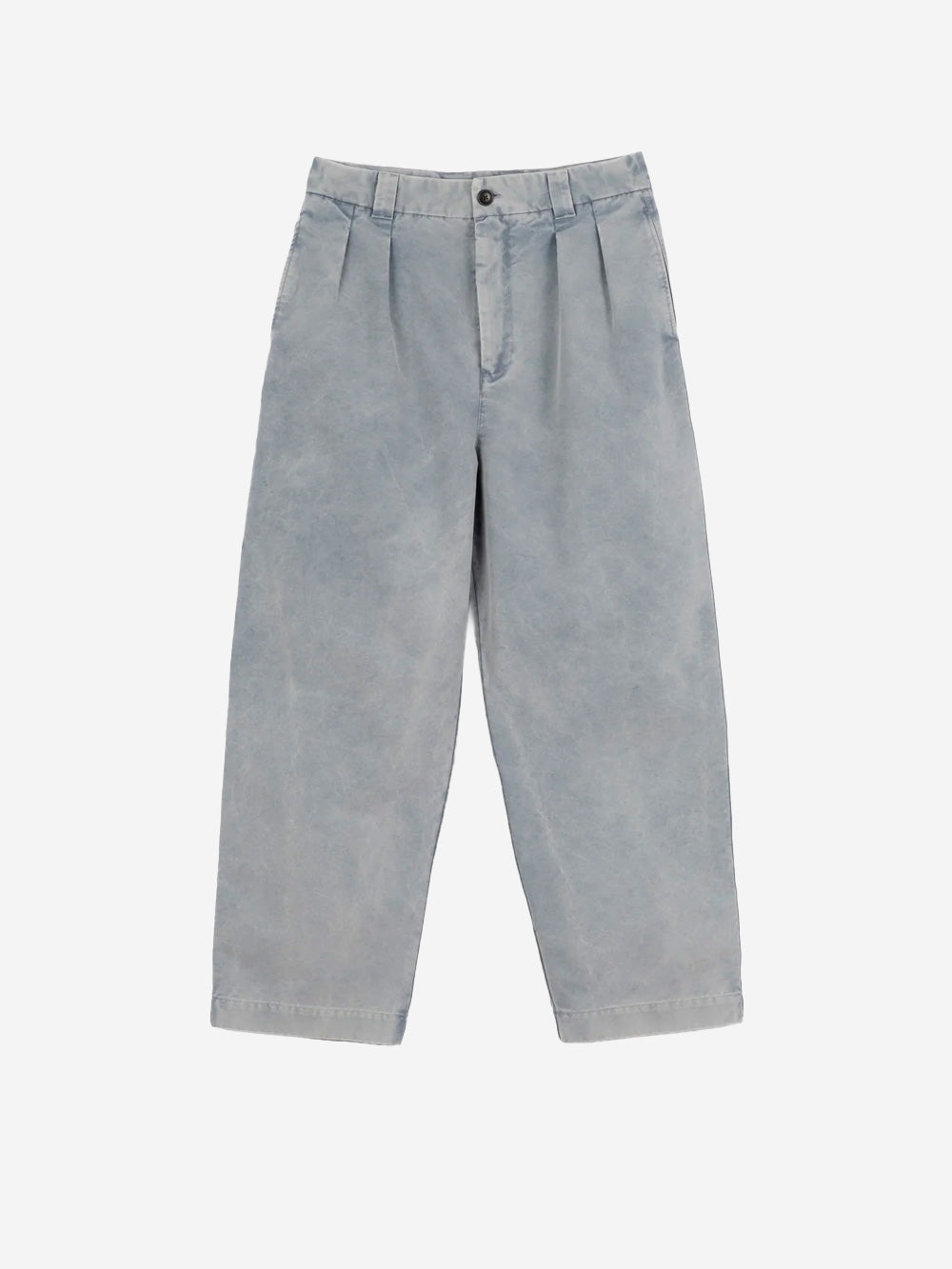 GIRLS OF DUST Pantaloni Wide Leg in Cotone Nebraska blu Celeste Urbanstaroma