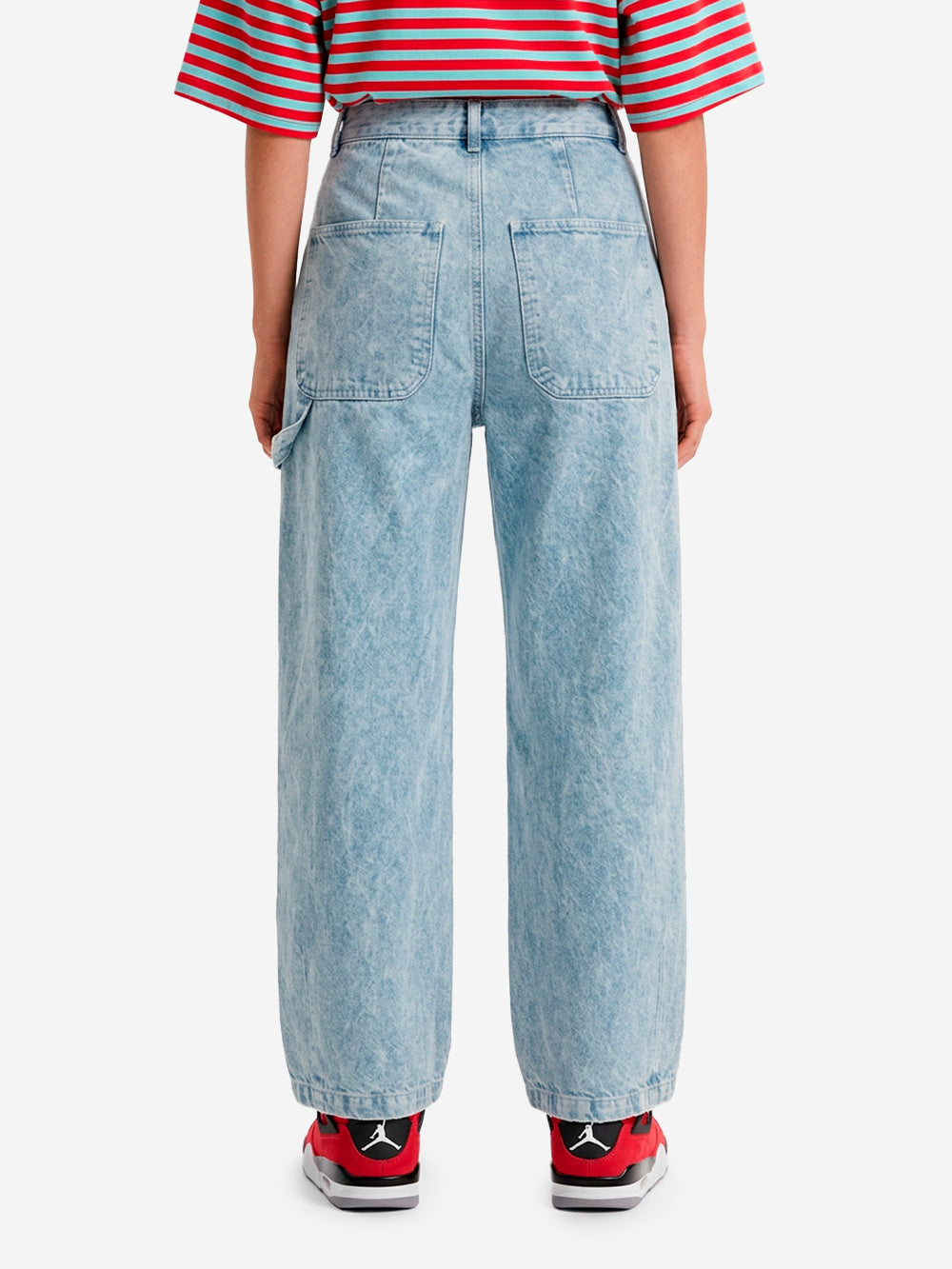 GIRLS OF DUST Chino 'Submarine' in denim blu perla Blue Urbanstaroma