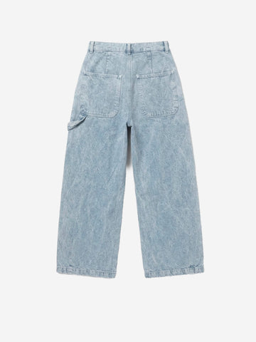 GIRLS OF DUST Chino 'Submarine' in denim blu perla Blue