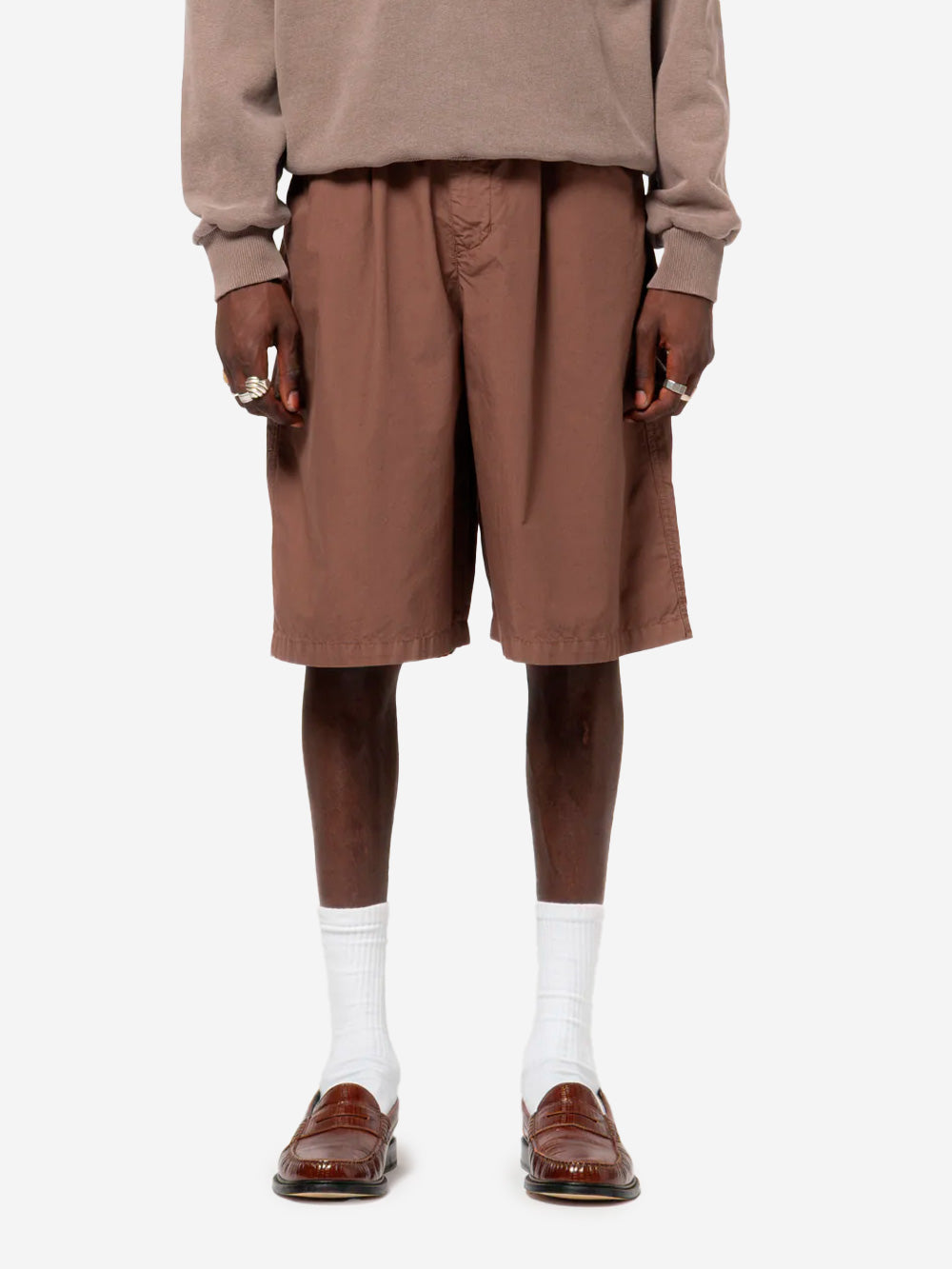 GIRLS OF DUST Bermuda Riviera in cotone marrone Marrone Urbanstaroma