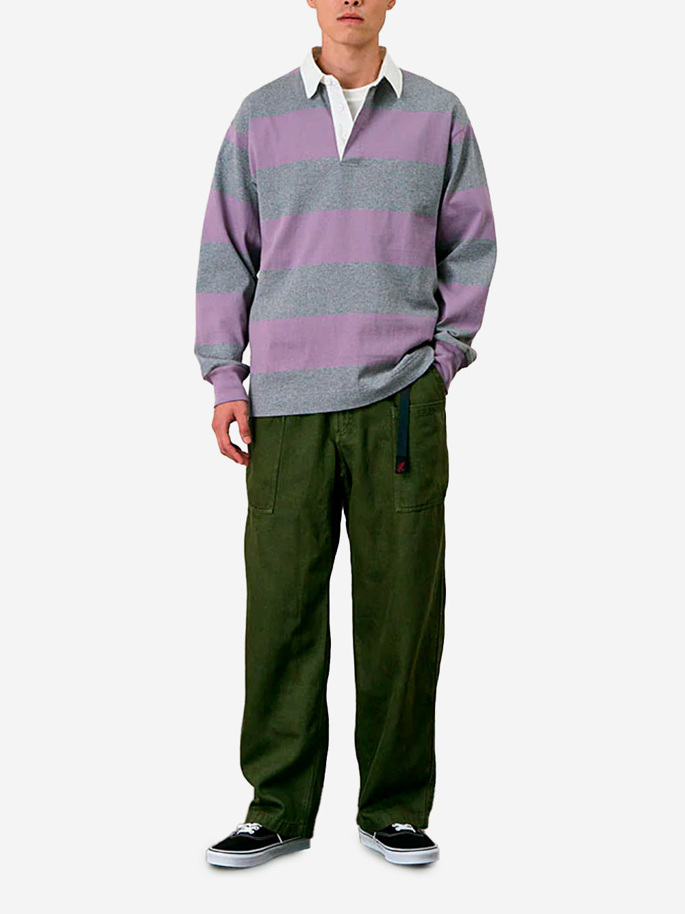 GRAMICCI Hemp Relaxed Pant verde oliva Oliva Urbanstaroma