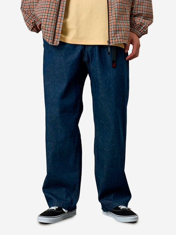 GRAMICCI G Pant Straight Fit in Denim blu scuro Indigo