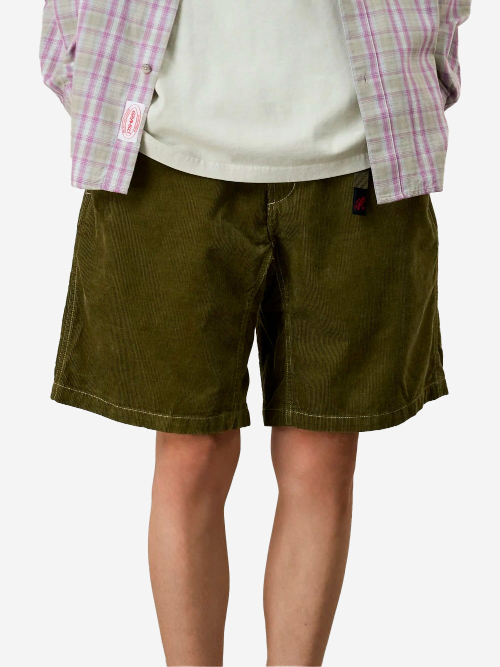 GRAMICCI G-Short in velluto a coste verde oliva Olive Urbanstaroma