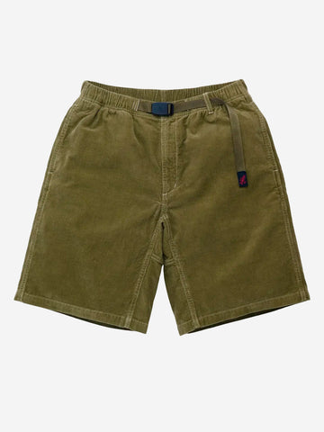 GRAMICCI G-Short in velluto a coste verde oliva Olive