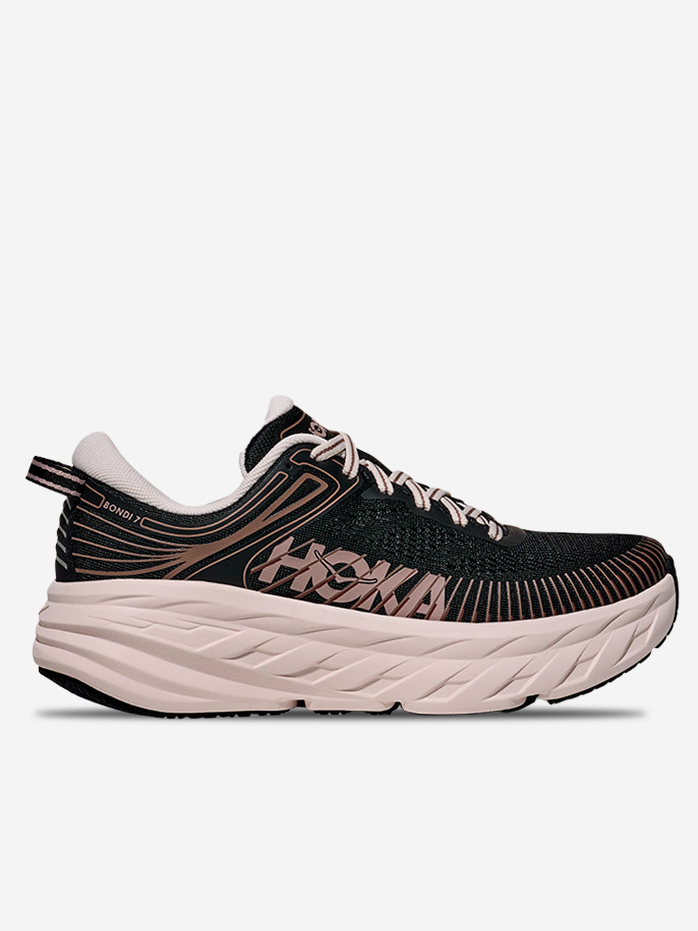 HOKA W Bondi 7 nere Nero marrone Urbanstaroma
