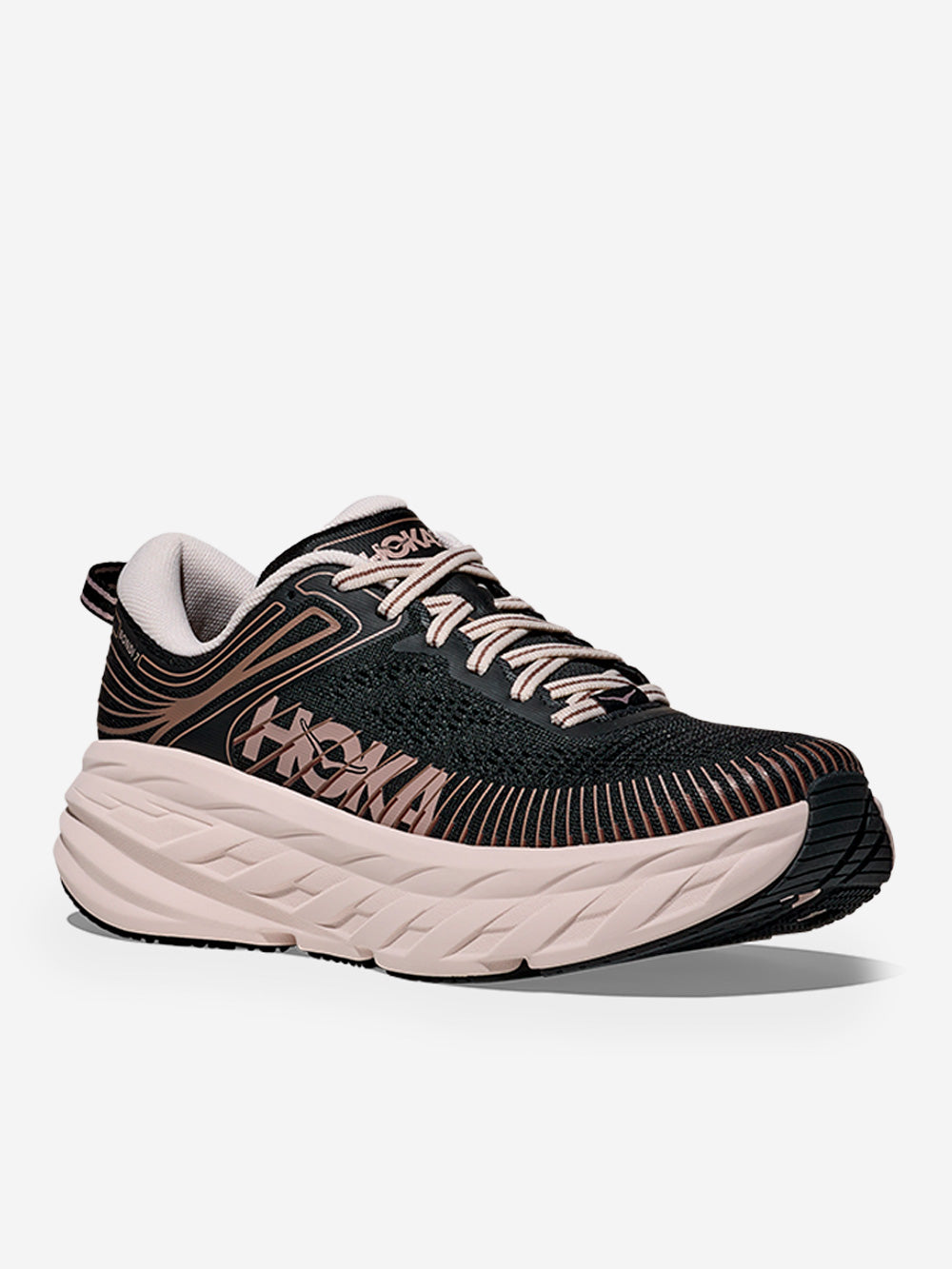 HOKA W Bondi 7 nere Nero marrone Urbanstaroma