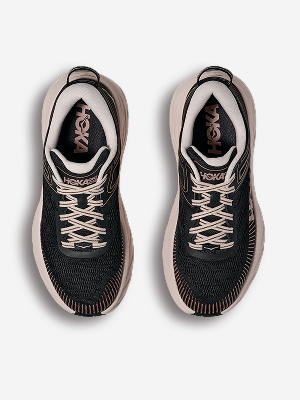 HOKA W Bondi 7 nere Nero marrone Urbanstaroma