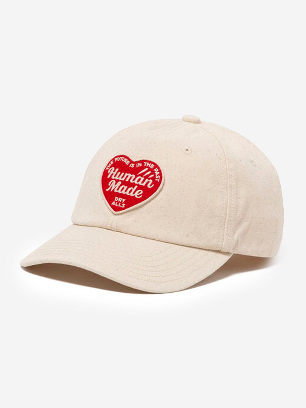 HUMAN MADE Cappello bianco a 6 pannelli con patch a forma di cuore Bianco Urbanstaroma