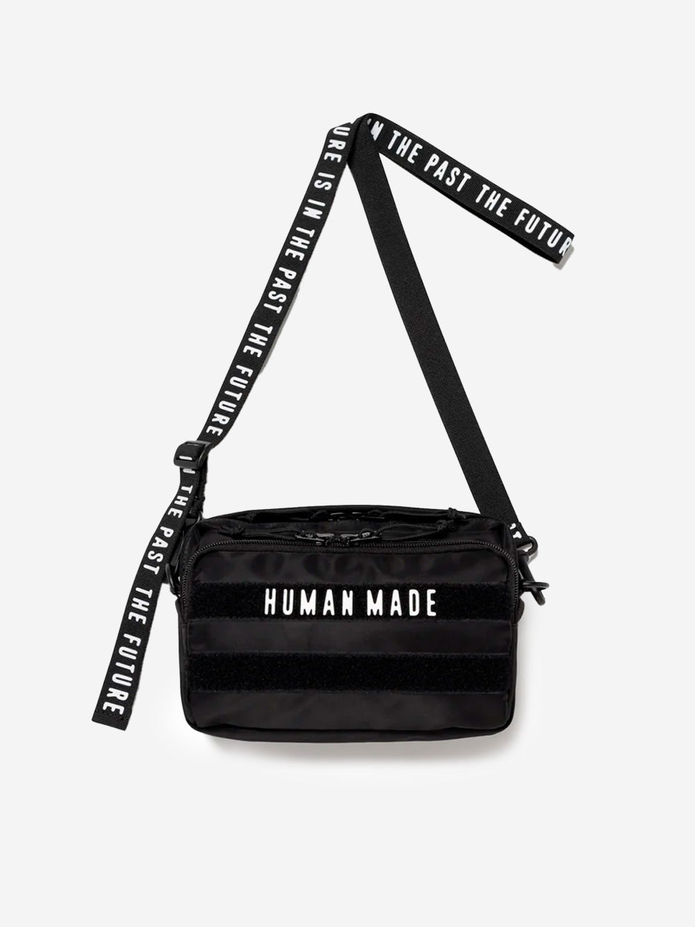 HUMAN MADE 'Military Pouch' Borsa a tracolla piccola nera in nylon Nero Urbanstaroma