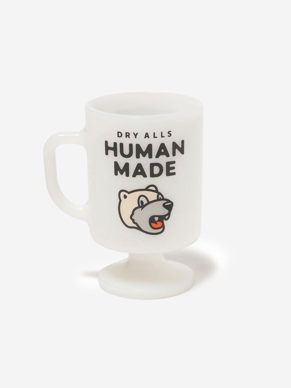 HUMAN MADE Tumbler in vetro con orso Bianco Urbanstaroma