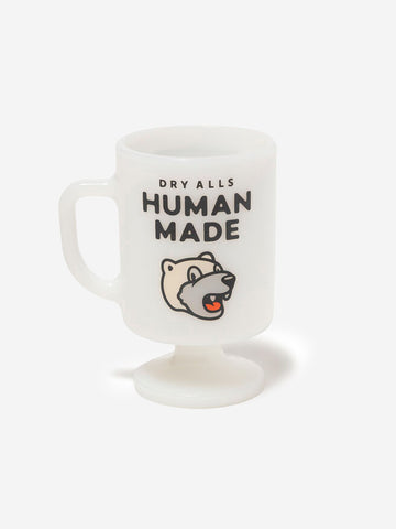 HUMAN MADE Tumbler in vetro con orso Bianco