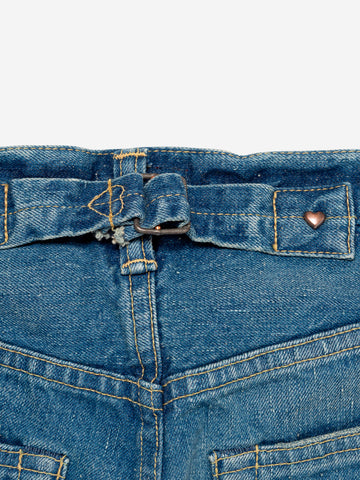 HUMAN MADE Jeans cimosati straight 'Futura' lavaggio indigo chiaro Denim