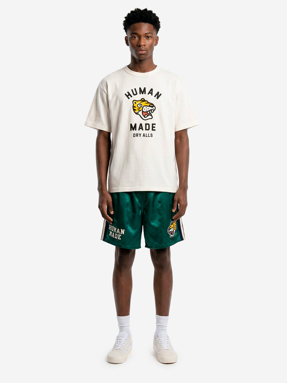 HUMAN MADE 'Game' shorts in verde Verde Urbanstaroma