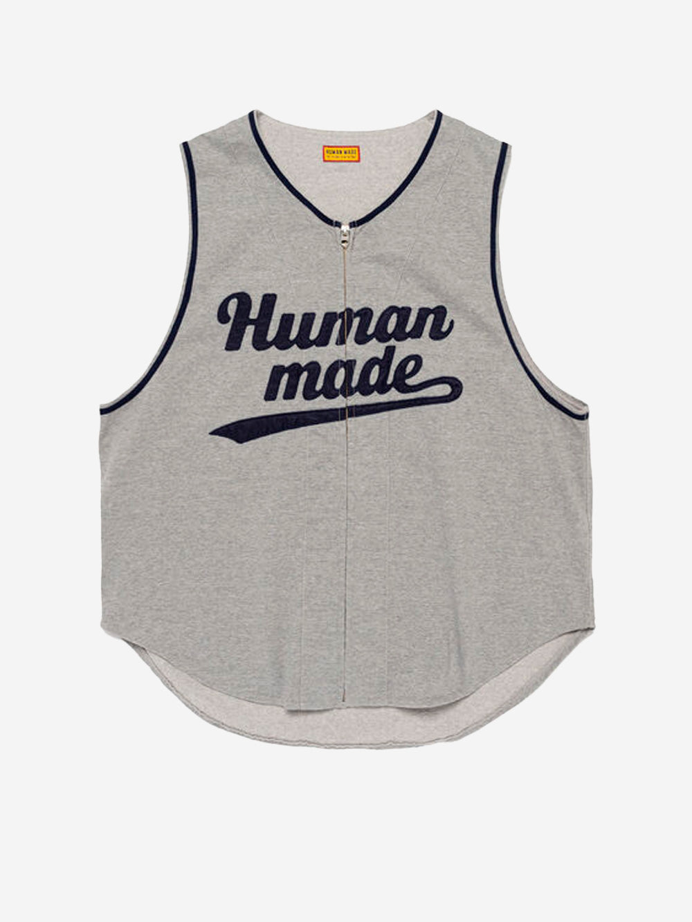 HUMAN MADE Gilet grigio 'Baseball Shirt' Grigio Urbanstaroma