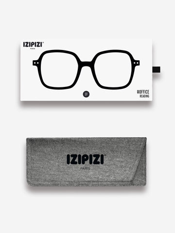 IZIPIZI Occhiali da lettura neri 'Office' forma quadrata oversize Nero