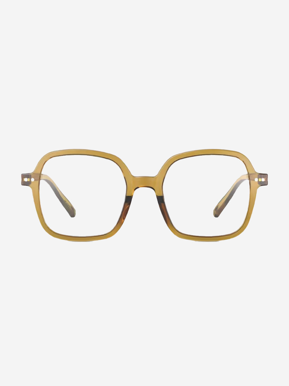 IZIPIZI Occhiali da lettura oro verdi 'Office' forma quadrata oversize Verde Urbanstaroma