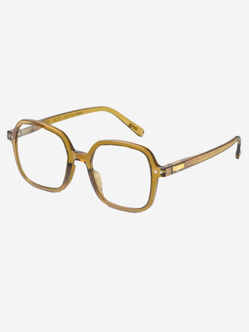 IZIPIZI Occhiali da lettura oro verdi 'Office' forma quadrata oversize Verde