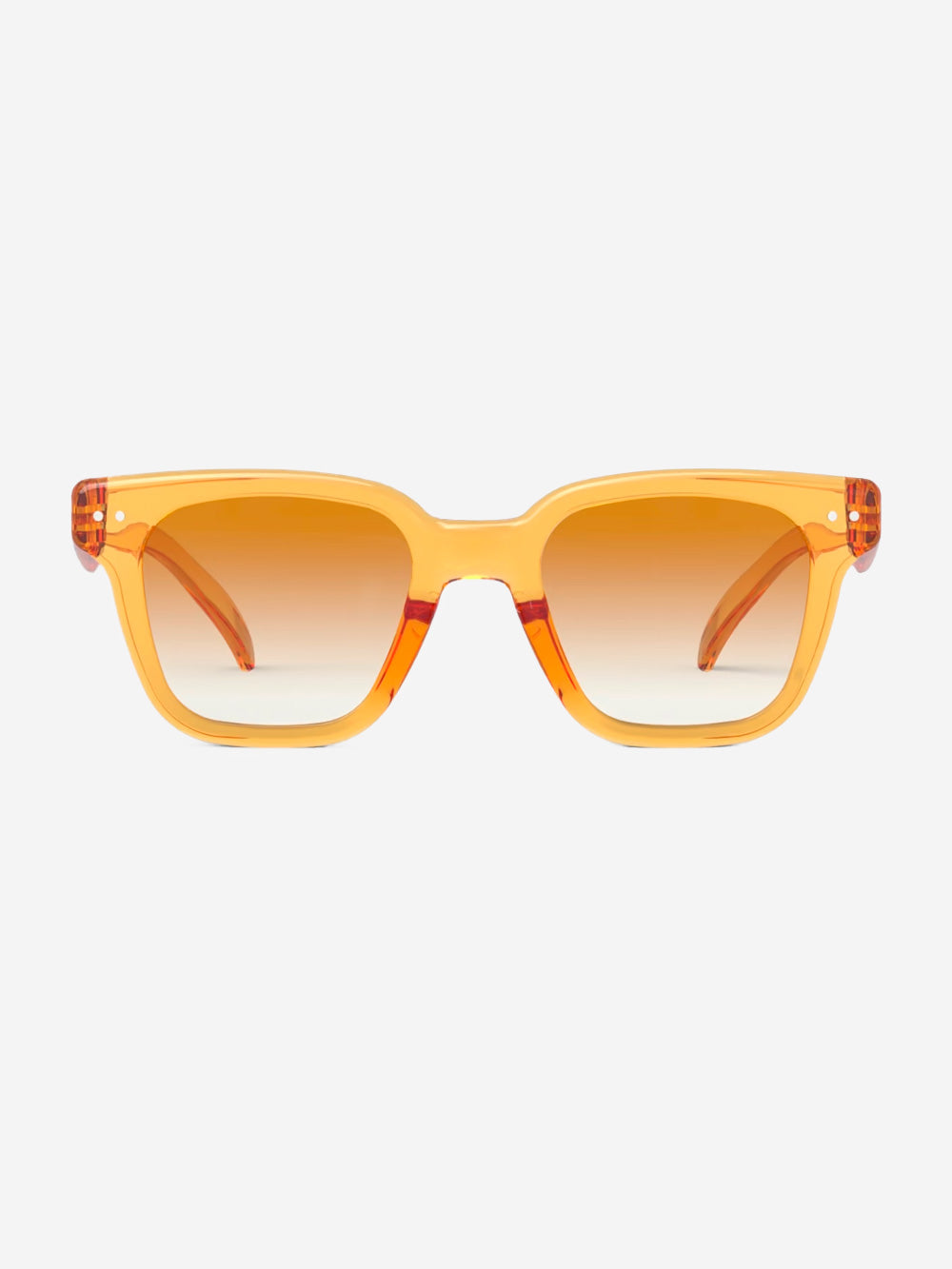 IZIPIZI Occhiali da sole dorati 'Road Sun' forma rettangolare Marrone chiaro Urbanstaroma