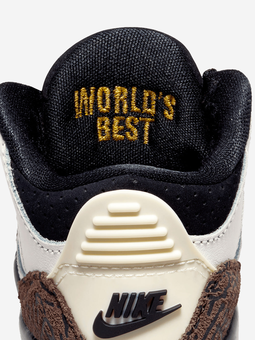 JORDAN Air Jordan 3 Retro OG 'World's Best Dad' TD Bianca nera rossa Urbanstaroma