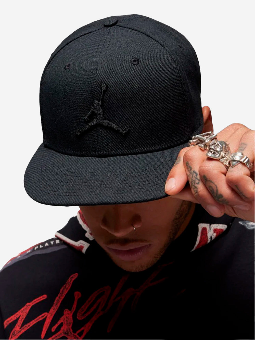 JORDAN Cappello regolabile Jumpman Pro Nero Urbanstaroma