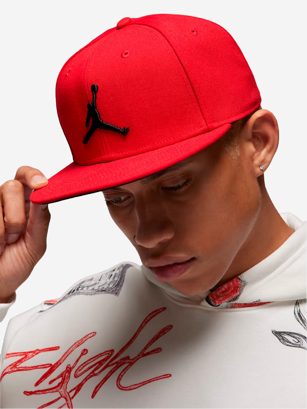 JORDAN Cappello regolabile Jumpman Pro rosso Rosso Urbanstaroma