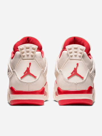 JORDAN W Air Jordan 4 Retro Valentine's Day 'Sierra Red' Bianco rosso