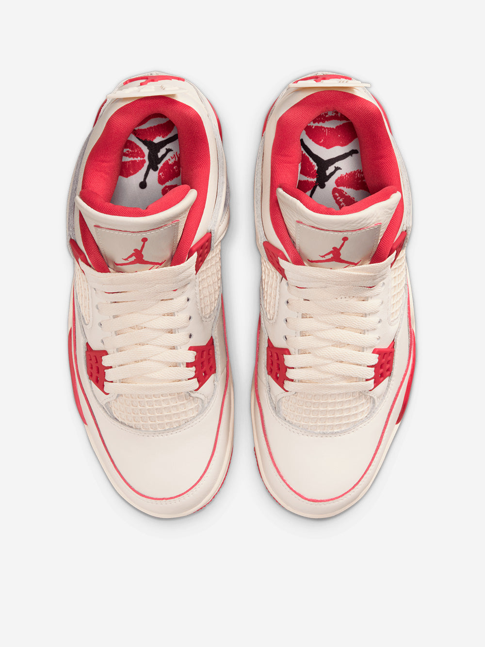 JORDAN W Air Jordan 4 Retro Valentine's Day 'Sierra Red' Bianco rosso Urbanstaroma