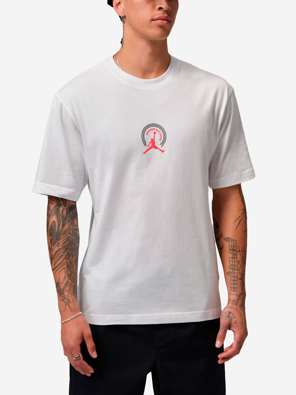 JORDAN T-shirt bianca con grafica 'Broken Records' Bianco Urbanstaroma