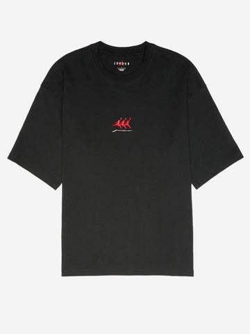 JORDAN T-shirt 'Flight' con grafica Nero