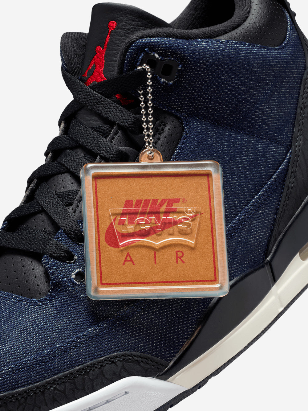 JORDAN Air Jordan 3 x Levi's 'Indigo Gym Red' Indigo Urbanstaroma