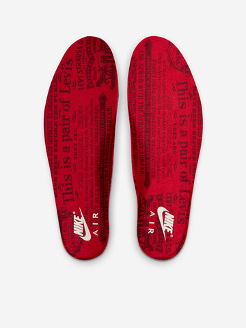 JORDAN Air Jordan 3 x Levi's 'Indigo Gym Red' Indigo