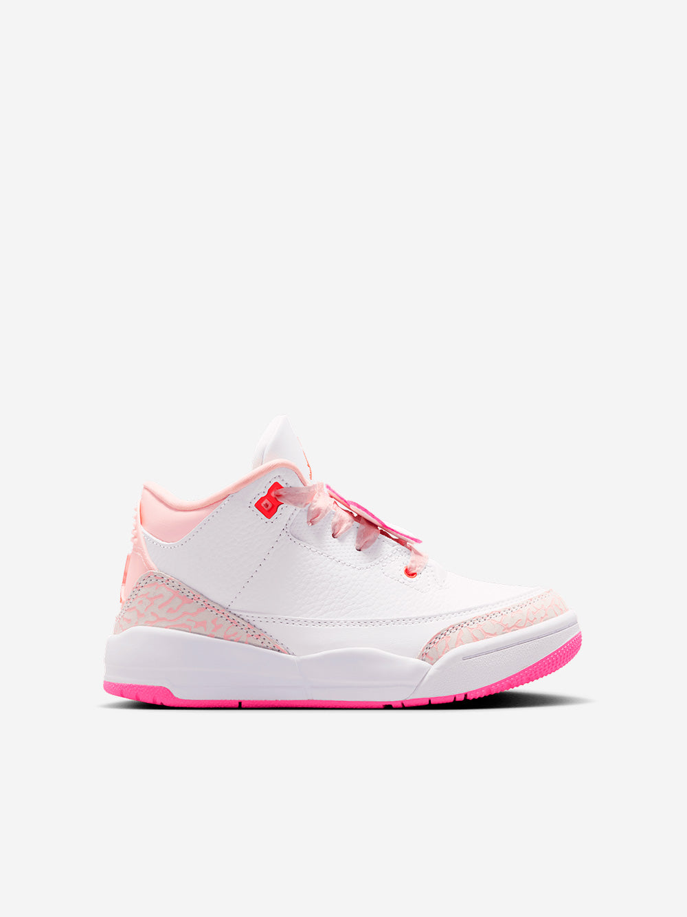 JORDAN Air Jordan 3 Retro 'Pearl Pink Hyper Orange' Bambini piccoli Bianco rosa Urbanstaroma