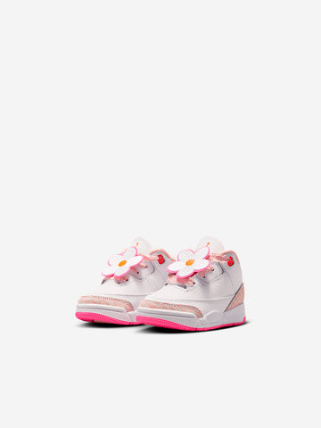 JORDAN Air Jordan 3 'Pearl Pink Hyper Orange' Baby e toddler Bianco rosa