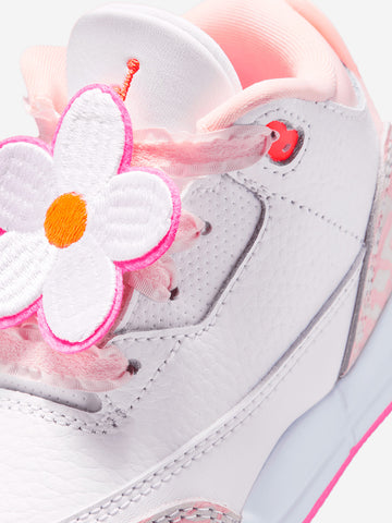 JORDAN Air Jordan 3 'Pearl Pink Hyper Orange' Baby e toddler Bianco rosa