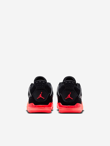 JORDAN Air Jordan 4 Retro 'Black Infrared 23' (TD) Nero arancio