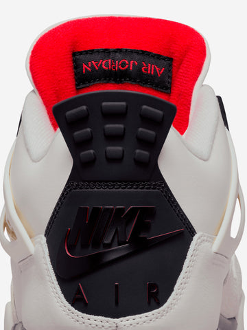JORDAN Air Jordan 4 Retro OG 'Flight Club' Sail University Red Bianco nero