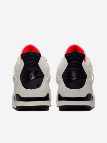 JORDAN Air Jordan 4 Retro OG 'Flight Club' Sail University Red Bianco nero