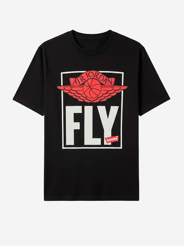 JORDAN T-shirt nera x Levi's Nero