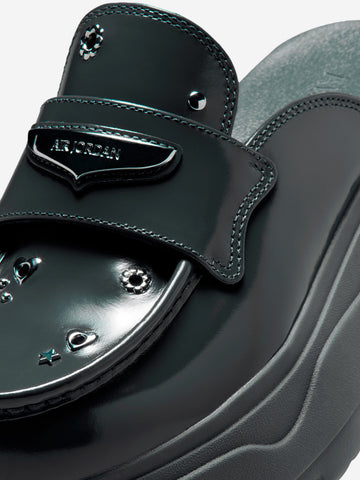 JORDAN W Air Jordan mule in nero con applicazioni Nero